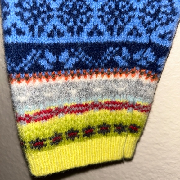 Old Navy Turtleneck Christmas Sweater w/ stuffed Santa and Teddy Bear Size Small - Picture 6 of 9